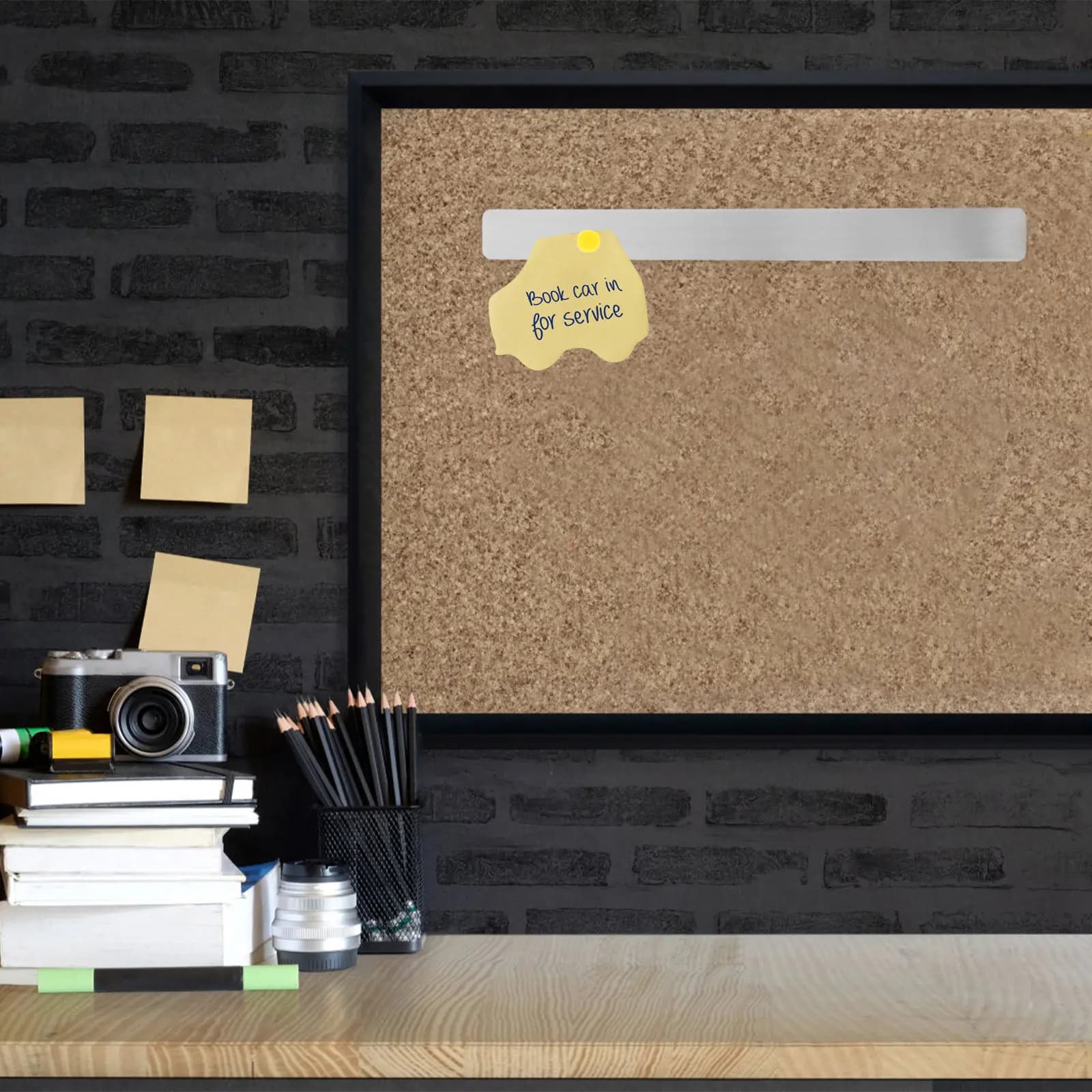 2 Pezzi Strisce Adesive per Bacheca Fotografica, Fogli Magnetici in Ferro per Memo Board, Ideali per Ufficio, Aula e Decorazioni Domestiche