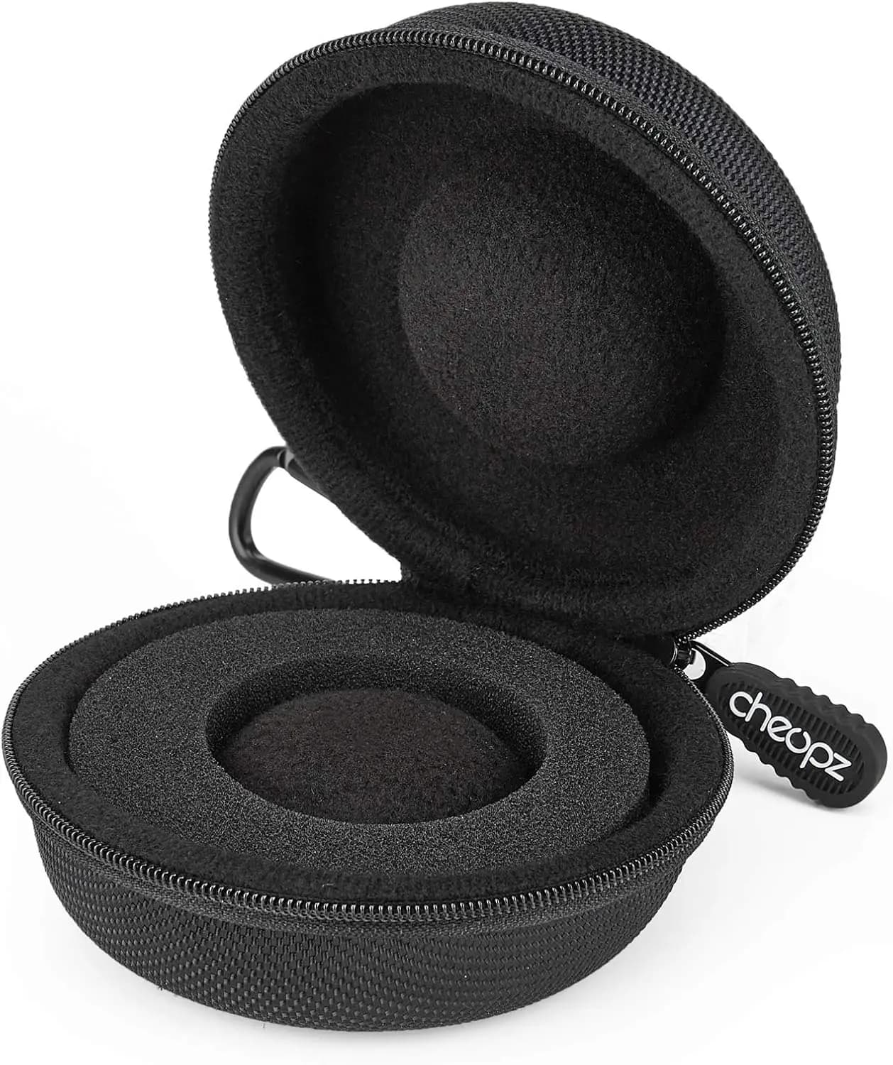Custodia da viaggio per orologi da polso e smartwatch fino a 50 mm, scatola singola nera