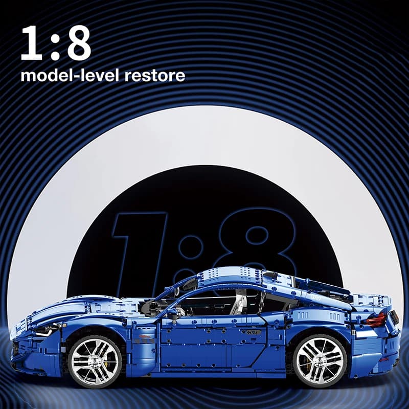 5480 Pezzi Blocchi da Costruzione Auto Sportiva Tecnica 1:8 MOC, Modello di Auto da Corsa 110 High Tech, Giocattoli per Adulti, Regali di Compleanno