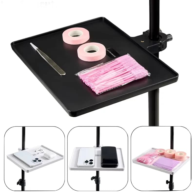 1 pz Professionale Strumento di Estensione Delle Ciglia Vassoio Supporto Regolabile Salon Organizer per Pinzette Colla Tamponi di Cotone Unghie artistiche Forniture
