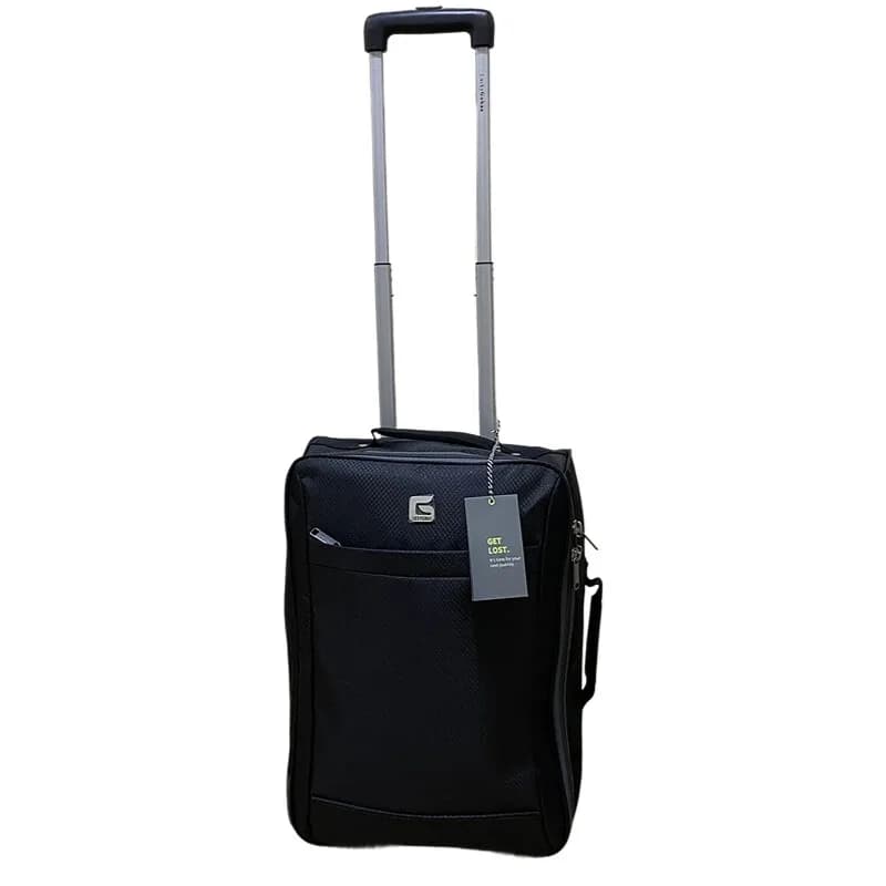 Bagaglio a mano da 20 pollici, valigia leggera pieghevole con ruote e manico telescopico, borsa da viaggio Oxford resistente all'acqua