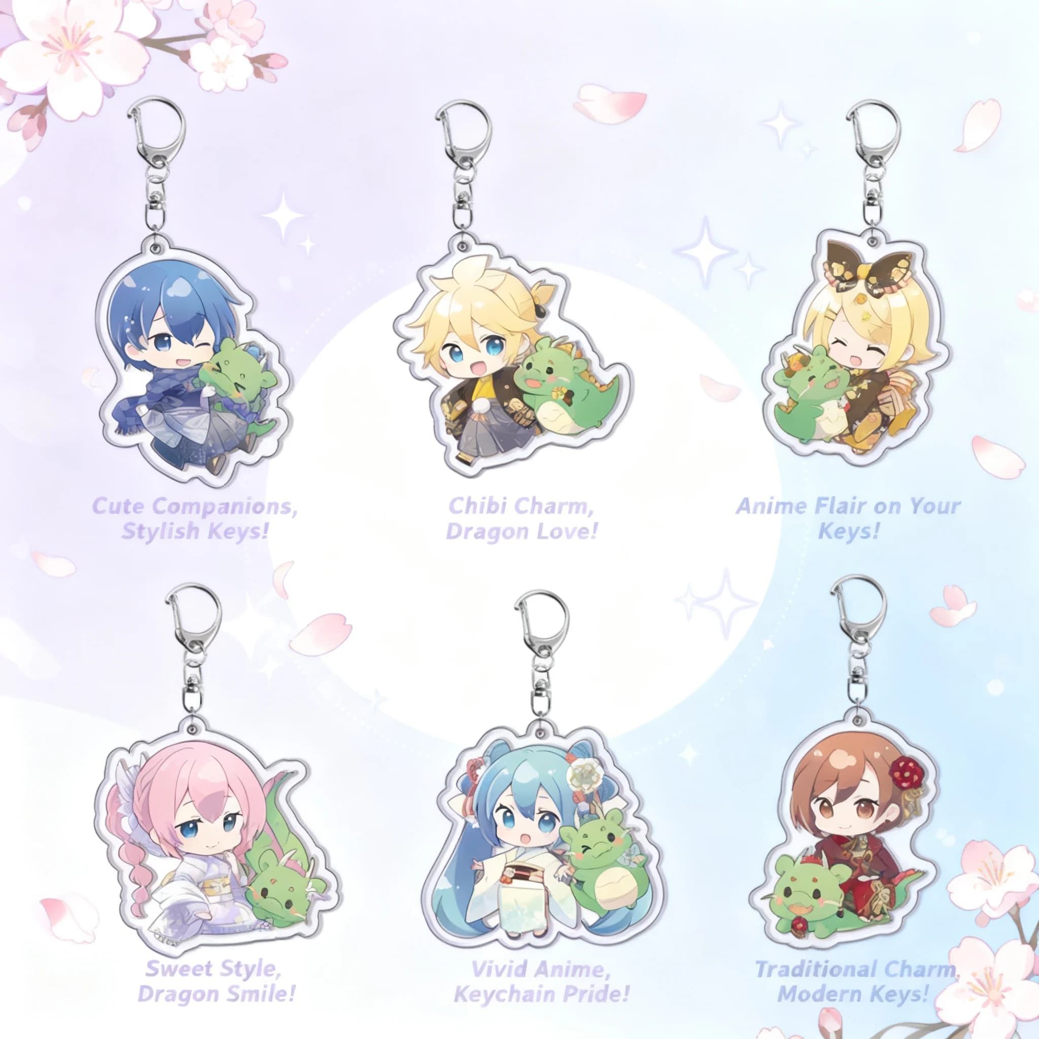 Miku Hatsune Anime Acrylic Keychain Layered Design Miku Hatsune Kasane Teto Backpack Accessory Anime Merchandise Cute Figure