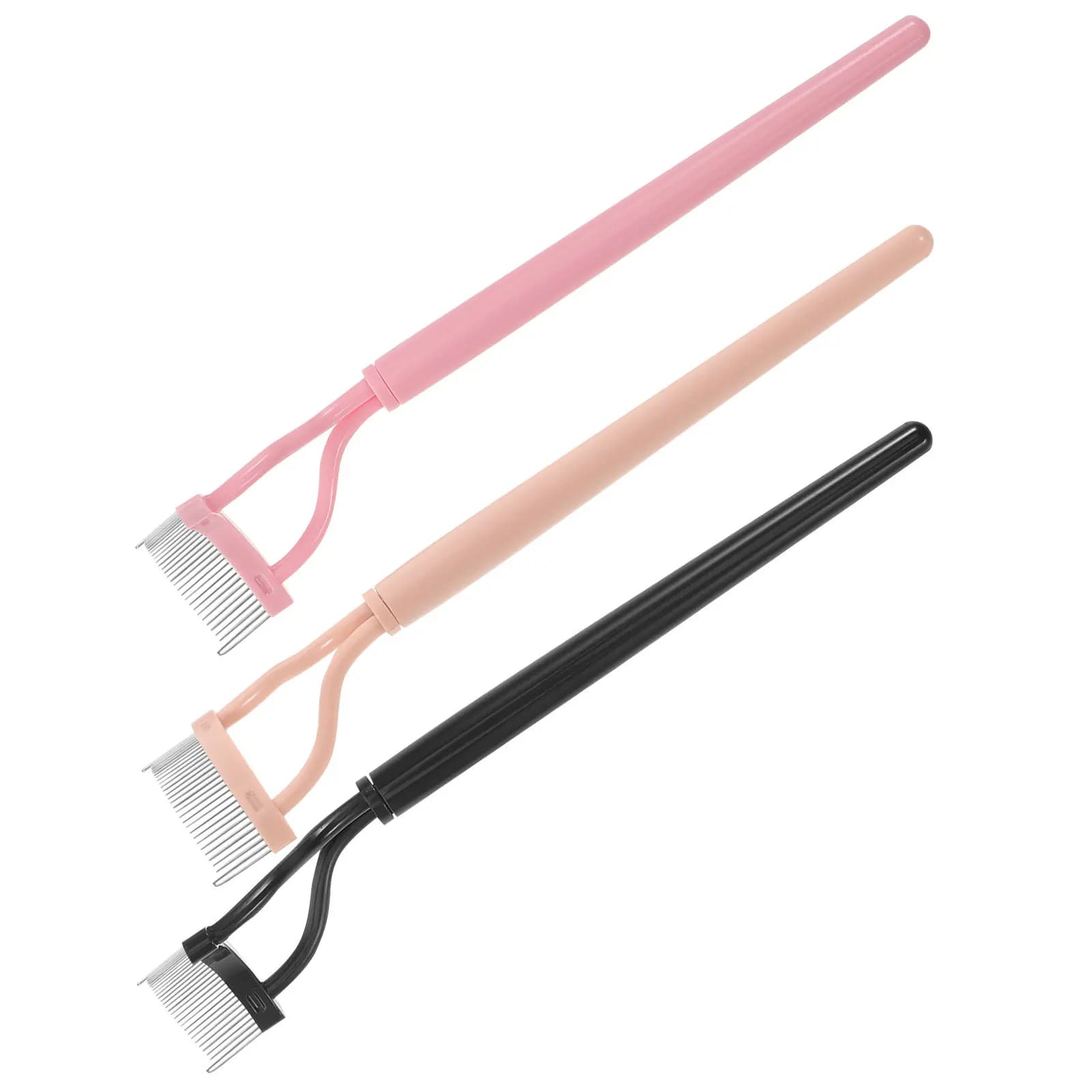 Set of 3 Stainless Steel Sheet Separators, Eyelash Separators, Eyelash Separators, Finish Tooth Brush for Mascara