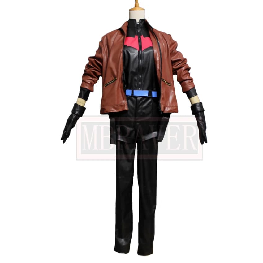 Superhero Cosplay Costume Red Hood Jason Todd Robin Halloween Christmas Uniform Dark Blue Made to measure any size