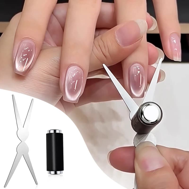 Set of double head magnets for French nail art, 3D magnet powerful eye effect cat, nail art gel polish, magnetic tool for manicure effect V DIY