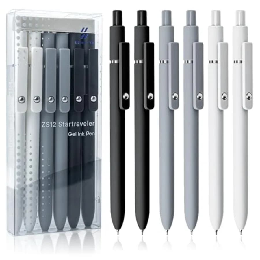 Gel Pens 0.5mm Quick Dry Ink Pens Fine Point Smooth Writing Pen, Cute Office and School Supplies Gifts for Women Teacher Studen