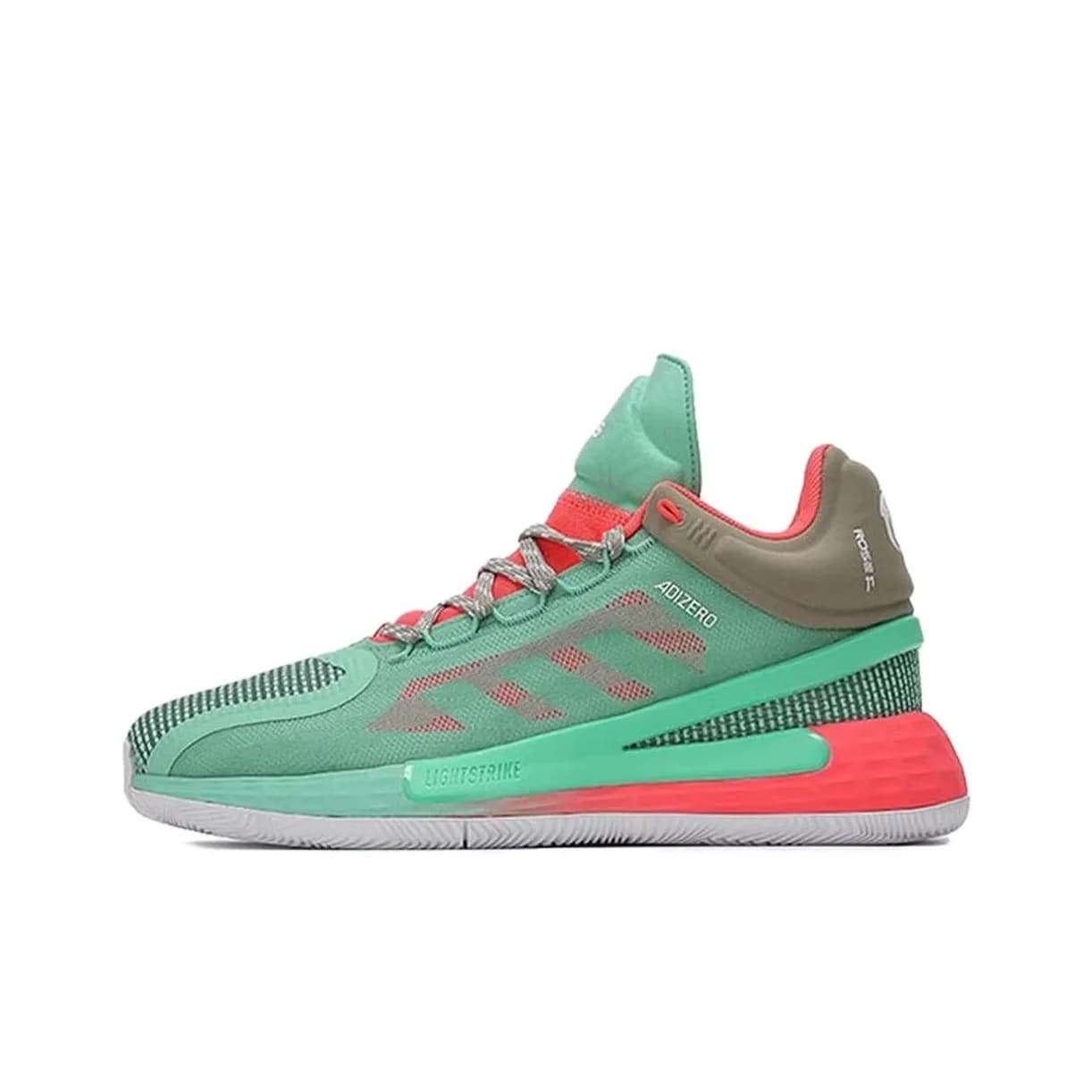 Adidas D Rose 11 Slip Resistant Abrasion Resistant Breathable Coverage Support Mid top Performance Basketball Shoes FZ1274