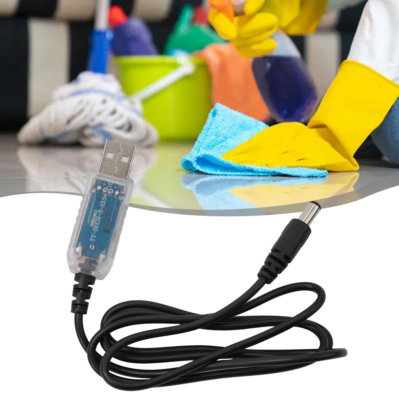 1pc Cavo di Ricarica Per Auto Aspirapolvere Domestico ST-6101 120W Cavo di Ricarica USB Filo Accessori Casa Aspirapolvere parti
