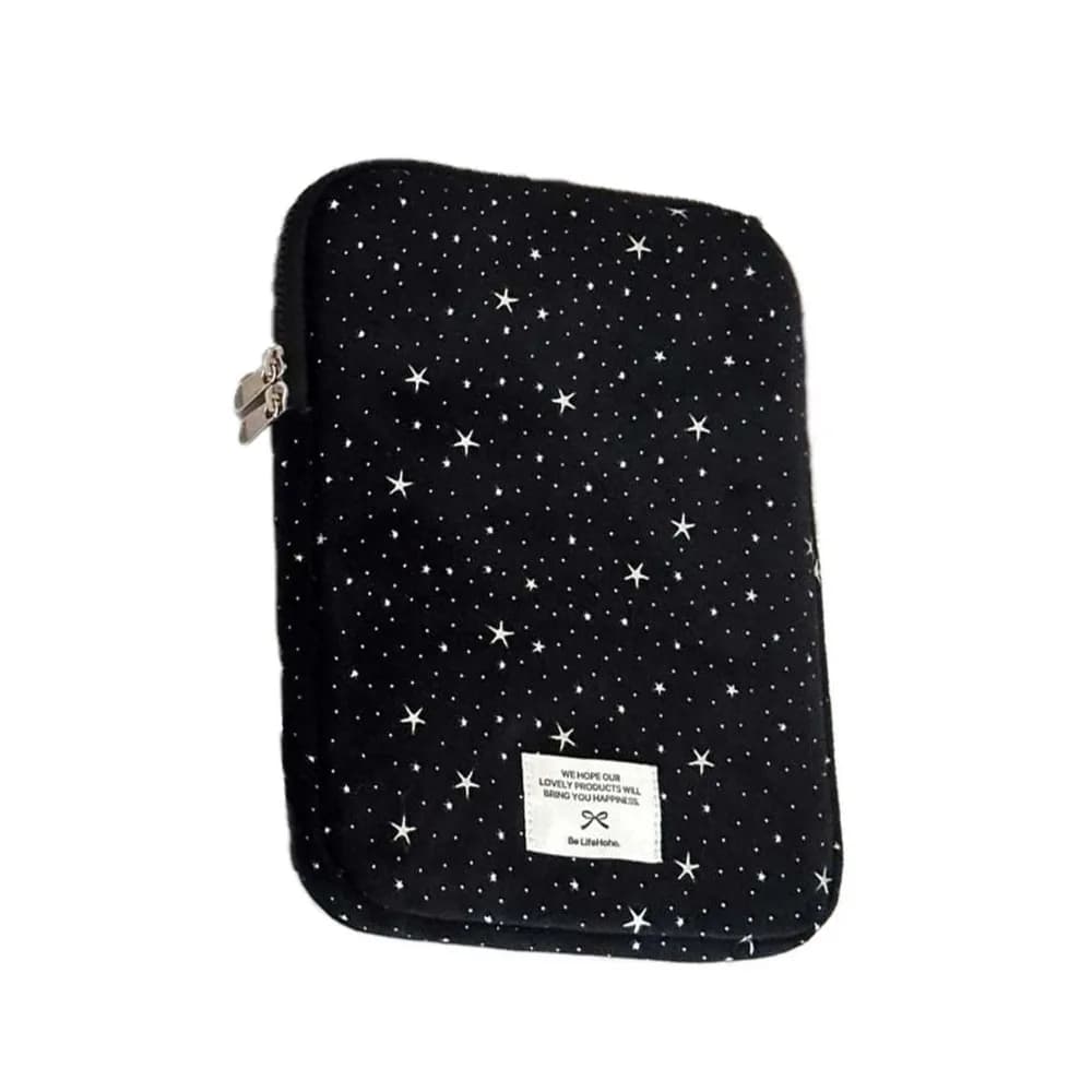Borsa per laptop Cartoon Starry Sky Borsa per tablet portatile antiurto Borsa per computer nera Sweet Girl Borsa per laptop/notebook/tablet