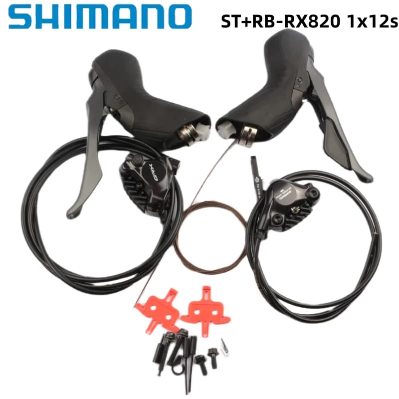 Shimano GRX ST-RX820 Freno a disco idraulico Doppio controllo BR-RX820 Pinza 1x12s Accessori per biciclette Originali