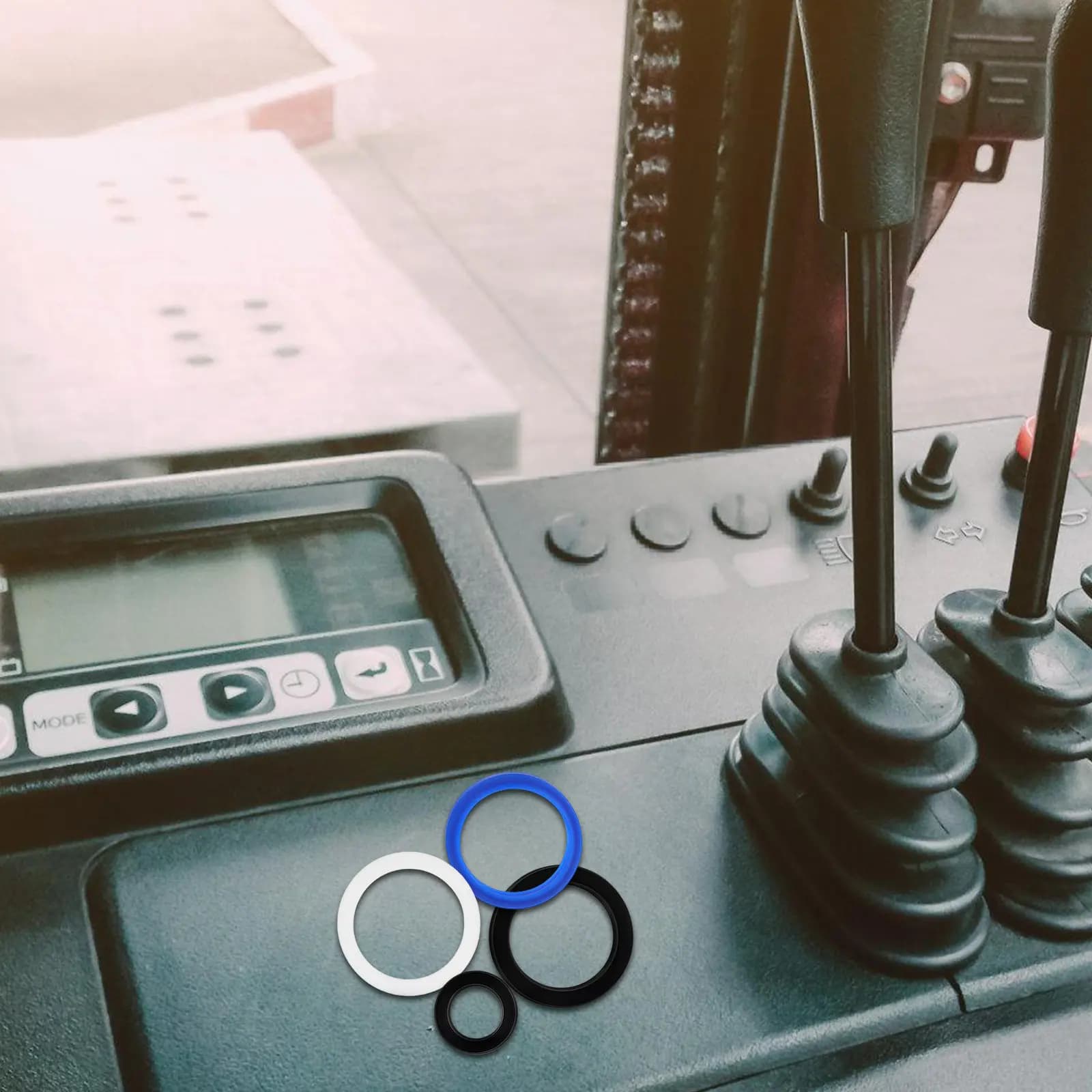 10Pcs Oil Seal Ring Collection High Pressure Sealing Rings Hydraulic Cylinder Repair Kit High Temperature Rubber O Ring