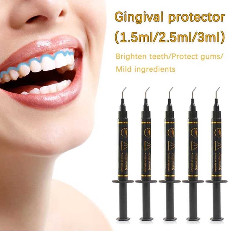 1.5/2.5/3ML Dental syringe Gum Protector Gel Clinic Professional gum barrier teeth whitening care gum barrier