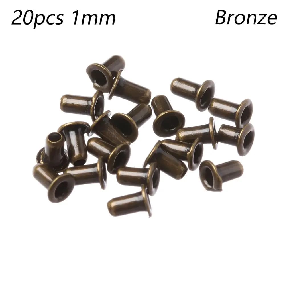 20pcs Hot Shoes Clothes Mini Ultra-small Bags Accessories Belt Buckle Metal Eyelet Buttons Diy Dolls Buckles