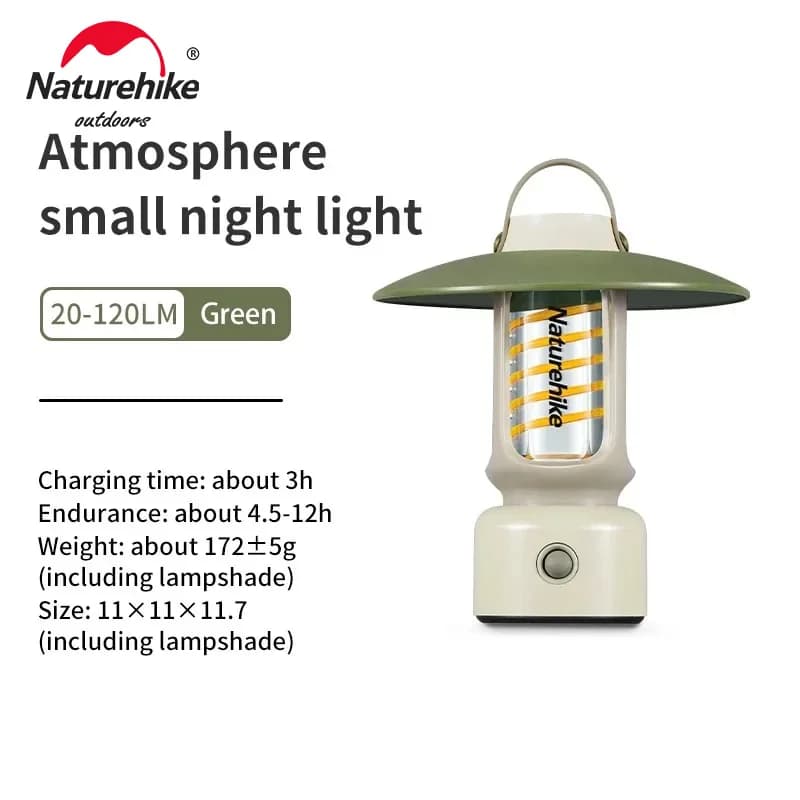 Camping Lantern Naturehike, outdoor portable lamp, waterproof, curtain light, hiking, fishing, super bright, rechargeable