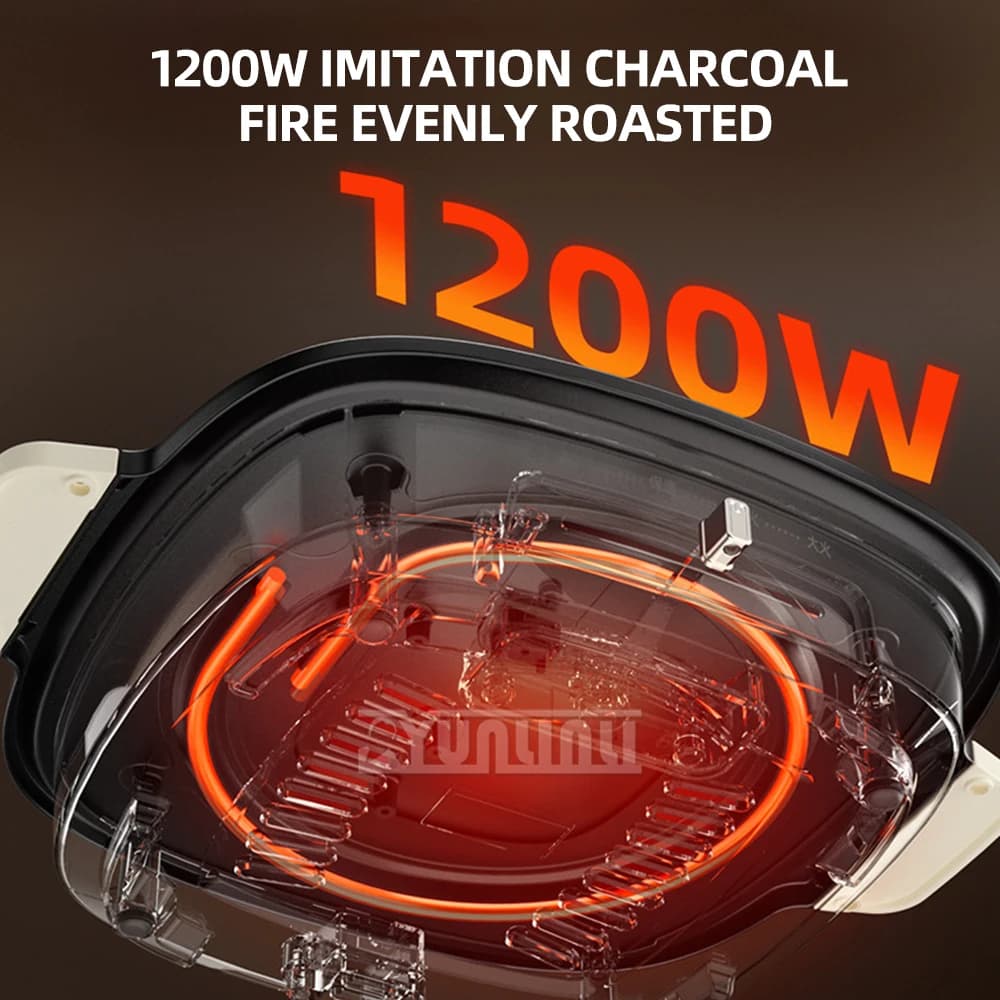 Grill for domestic use Barbecue machine Portable pan for sale Korean Parrilla Electrica Para Cocinar