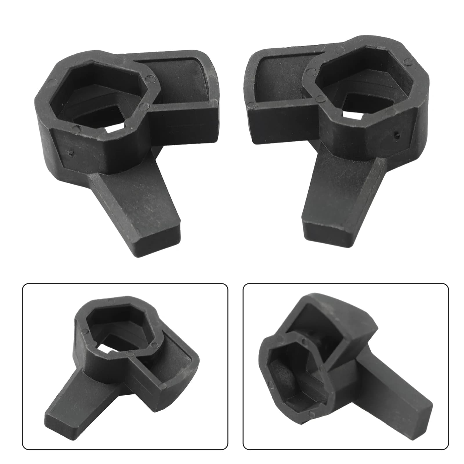 2X Chiusure Cofano Sinistra+Destra per Smart Fortwo W451 2007-2015 Accessori Auto Copertura Protettiva Serratura Porta di Alta Qualità