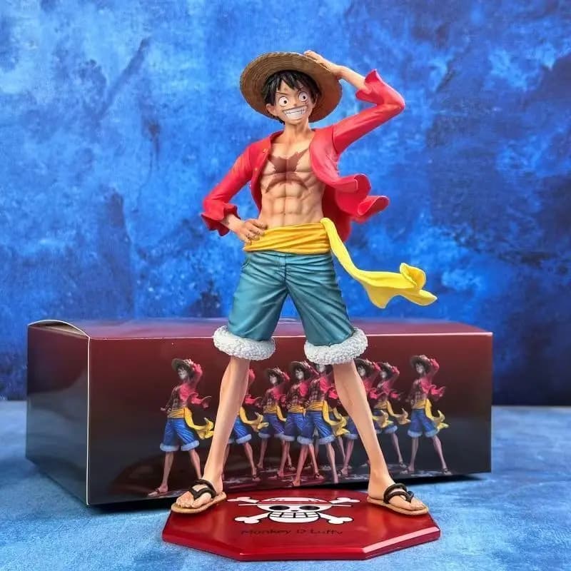 One Piece Monkey D Luffy Anime Action Figure Ghost Island Modello da collezione in PVC Decorazione da tavolo Giocattolo alla moda per gli appassionati di anime