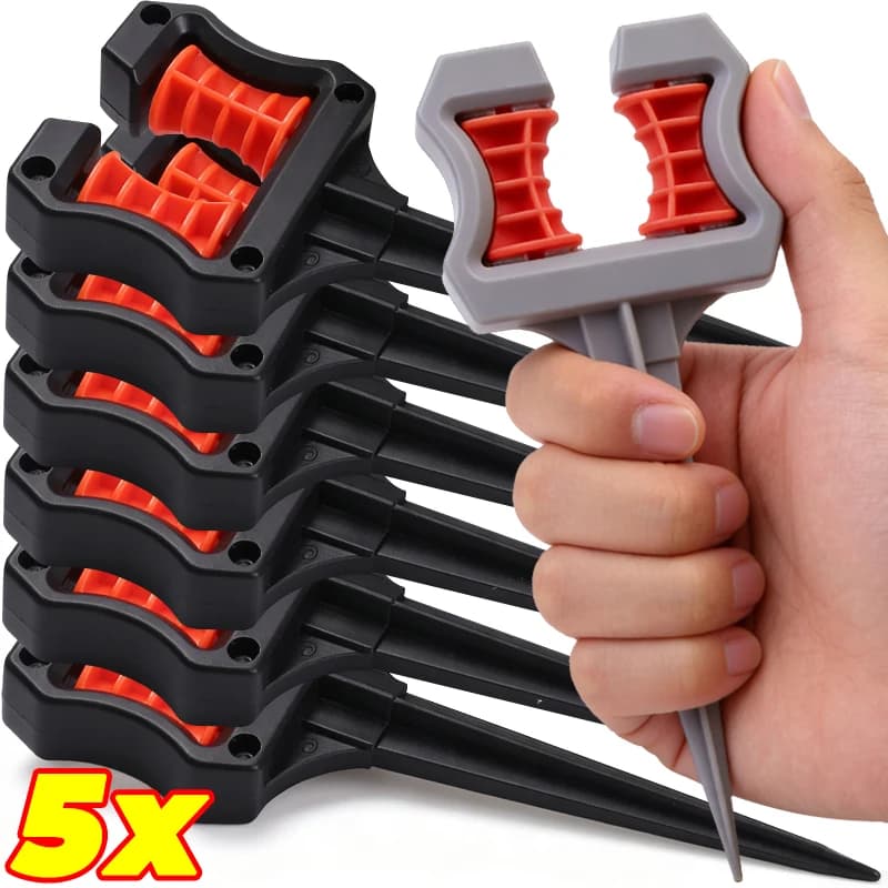 Supporto per Tubo da Giardino 1/5x con Perno, Connettori per Tubi dell'Acqua da Giardino, Installazione Facile, Protezione per Rullo, Strumenti Stabili