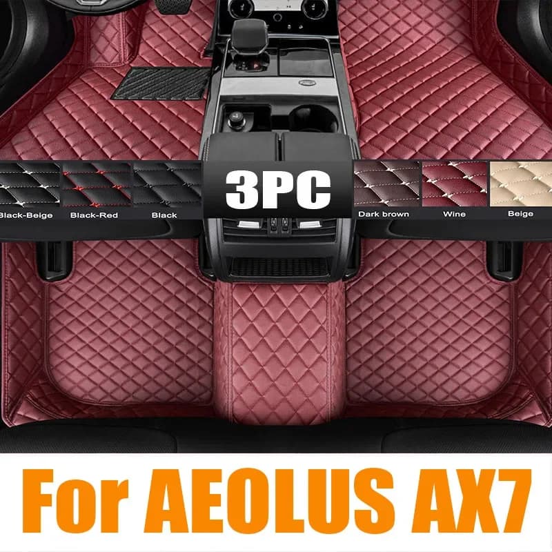 TPE Tappetini Auto Personalizzati Per AEOLUS AX7 2019 2020 2021 2022 2023 Tappeto Impermeabile Accessori Per Interni Auto 0531