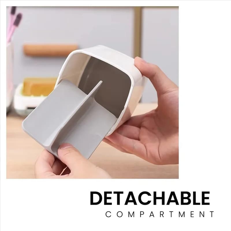 Acquista ora Scaffale organizer da bagno multifunzionale con portaspazzolino: spazio salvaspazio per utensili da doccia e da bagno