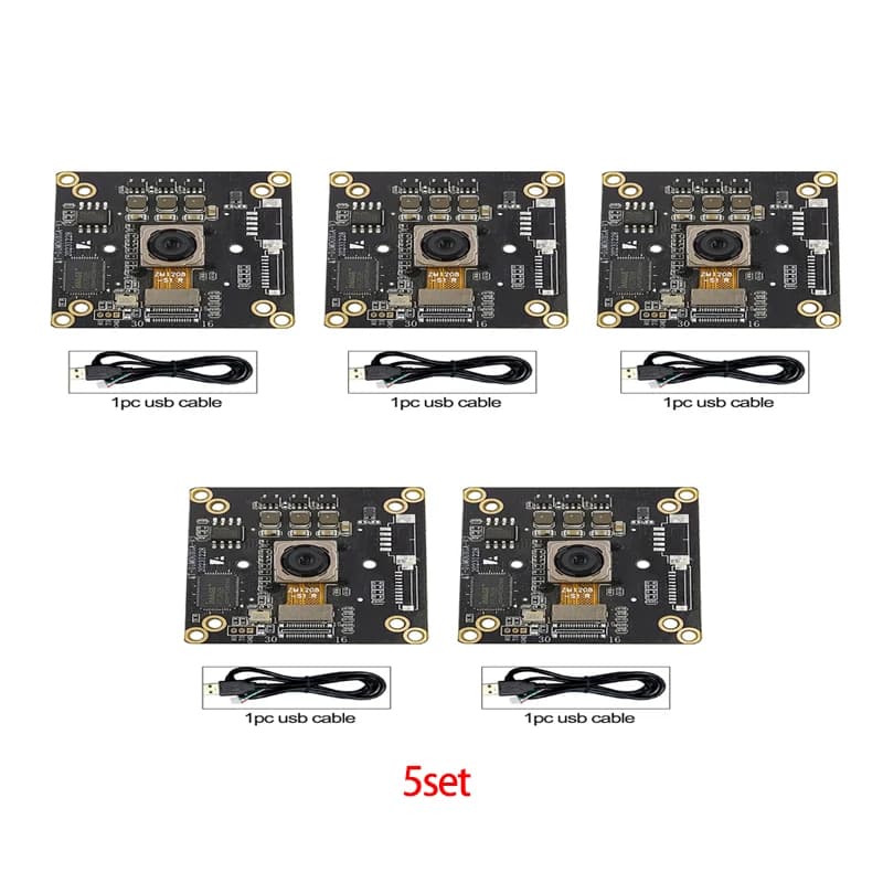 1-5 Pieces USB3.0 4K 12MP IMX362 CMOS Camera Module with PDAF and Autofocus, Webcam 15fps 74 ° No UVC OTG Plug & Play 4000 x 3000