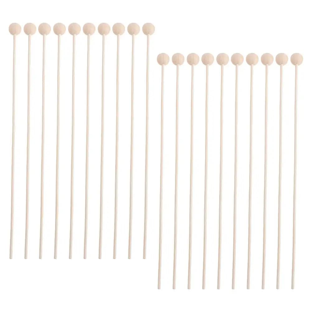 30 Pezzi Bastoncini Diffusori in Legno di Rattan per Oli Essenziali, Aste di Ricambio per Diffusori di Aromi per Casa, Ufficio, Spa, Accessori per Diffusione di Fragranze