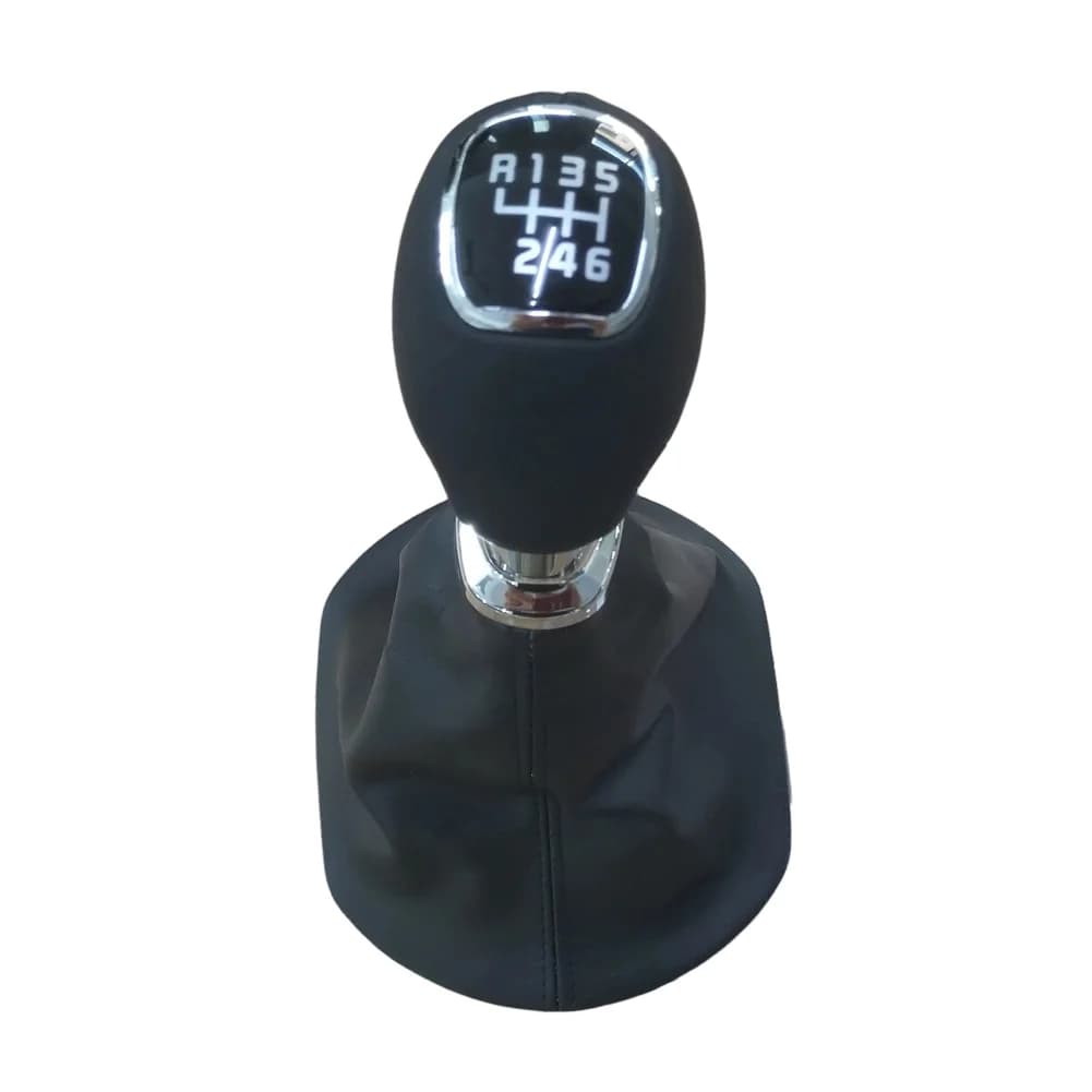 Cuffia del pomello del cambio 846403W020WK per Kia Sportage dal 2011 al 2015, ricambio in ABS e pelle nera