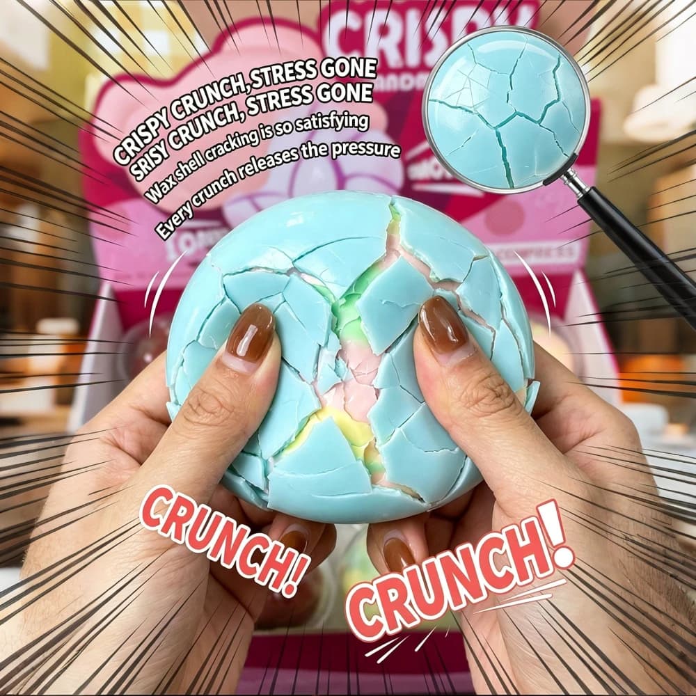 Wax Skin Slow Rebound Squishy Squeeze Toy, Sensory Fidget Stress Ball, Anxiety Relief Toy For Kids Adults Party Favor