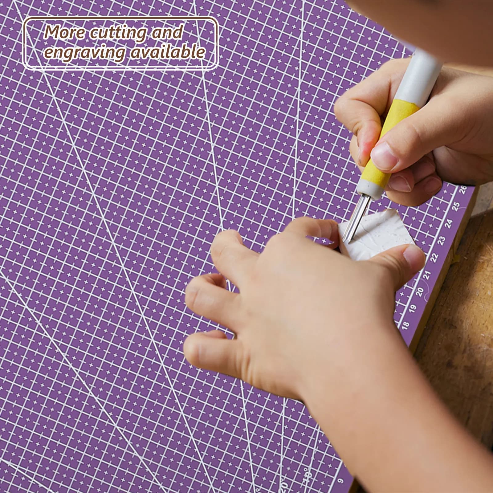 A3 Cutting Mat Double Sided Non-Slip Plastic Crafting Mat for Sewing Quilting DIY Projects Fabric Cutting Board