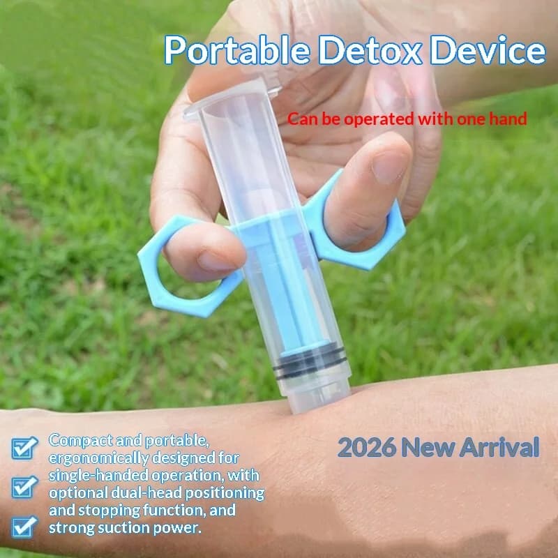 Second Generation Outdoor Venom Extractor Negative Pressure Portable Emergency Tool For Camping Snake Tick Wasp Sting One Hand