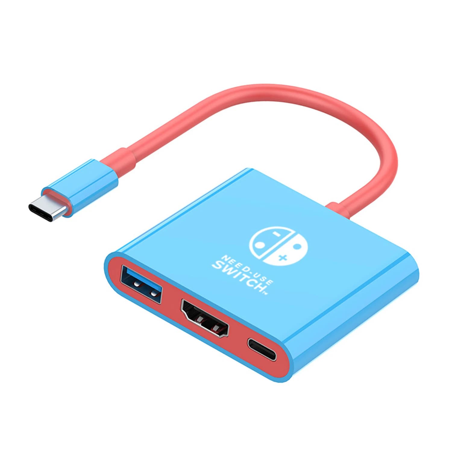 Adattatore TUTI da USB C a HDMI con porta USB 3.0, adattatore TV portatile che supporta modalità dock 4K/30HZ, per Steam Deck/Nintendo Switch OLED