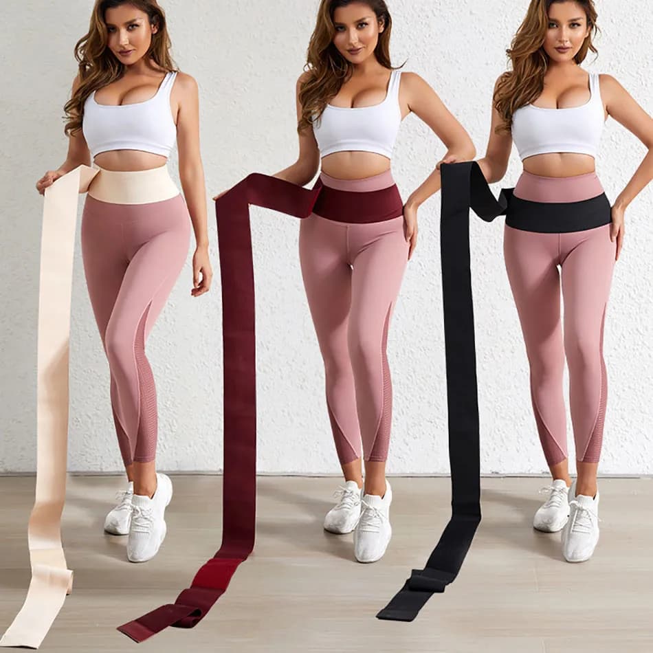 Collezione di cinture sportive da donna Cintura elastica in velcro Cintura addominale Cintura vincolante Cintura Trainer Riducendo le fasce della pancia