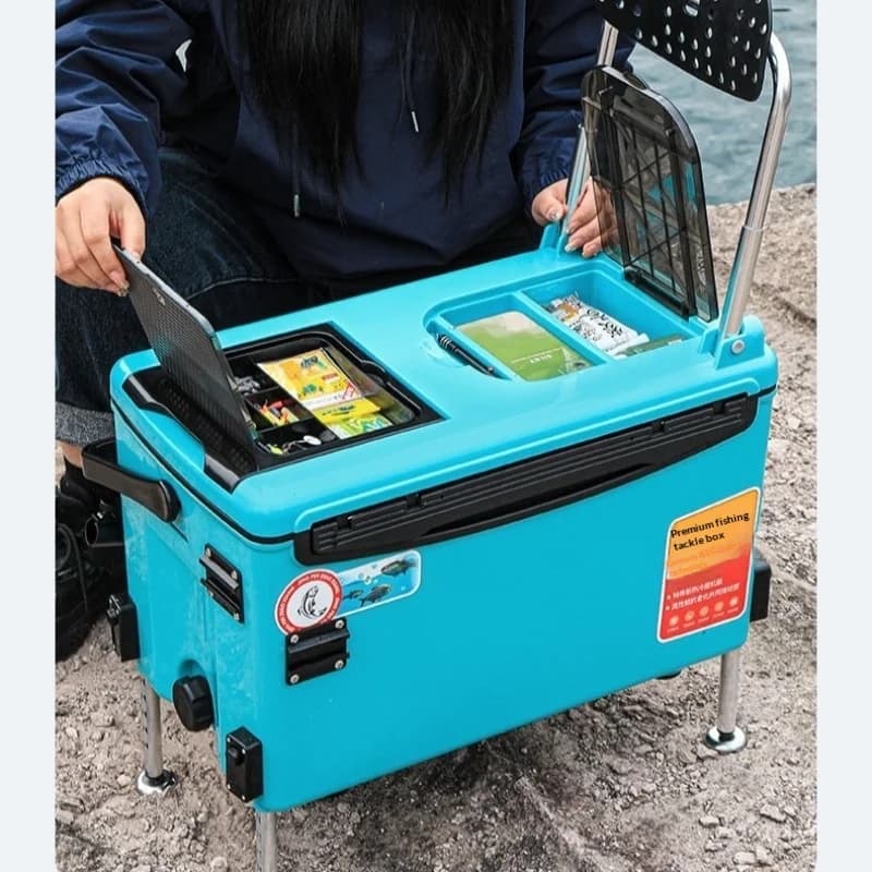 Cassetta da Pesca Multifunzionale Ultra Leggera Set Completo 2025 Nuovo Modello Portatile Sit-on-Box Attrezzatura da Pesca