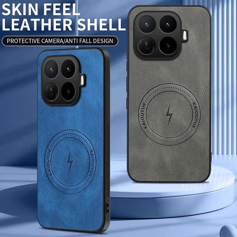 Custodia Magnetica Classica di Lusso in Pelle per Xiaomi Mi 17T Pro 17T