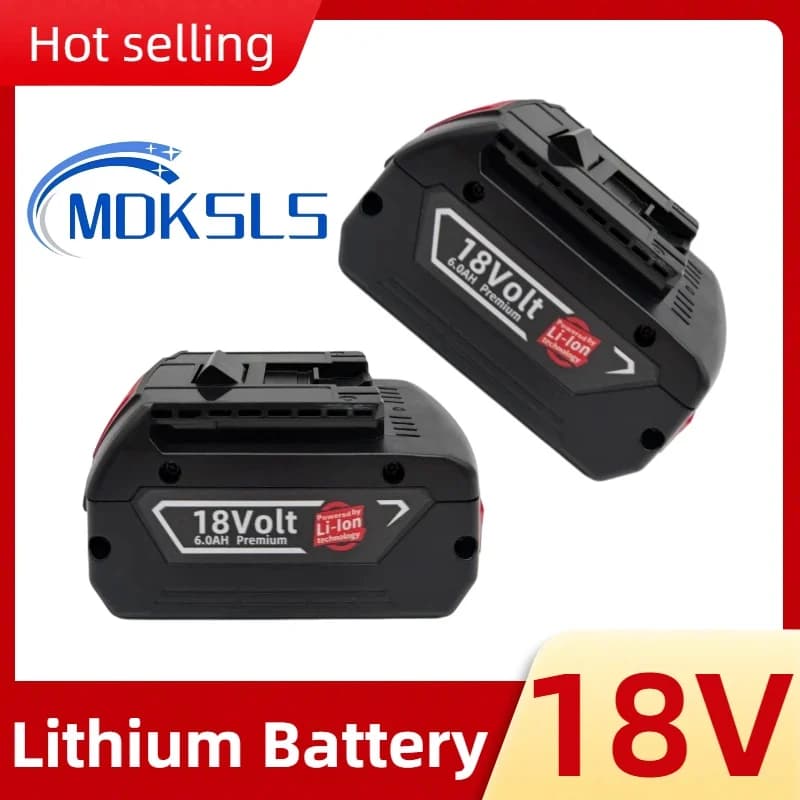 18V Battery 12.0Ah for Bosch Electric Drill 18V Rechargeable Li-ion Battery BAT609, BAT609G, BAT618, BAT618G, BAT614+Charger+