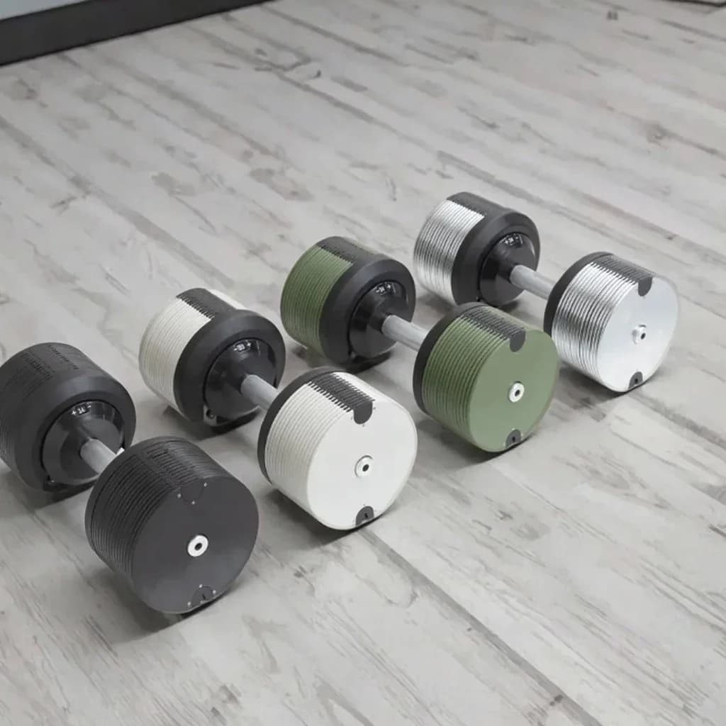 Set di manubri regolabili da 36 kg/81 libbre gratuiti, piastre di peso personalizzabili, manubri pesati per bodybuilding