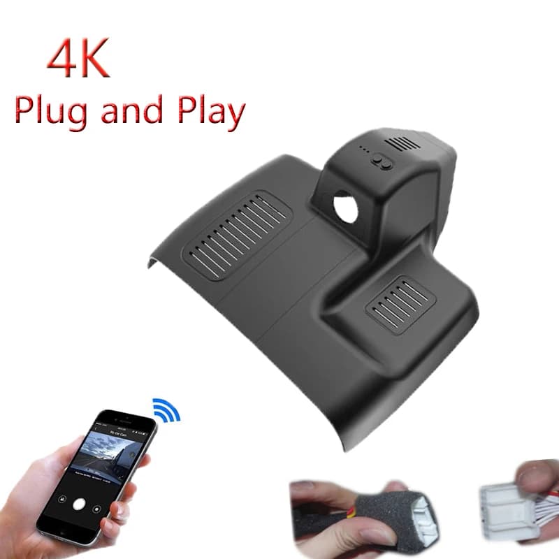 4K Plug And Play For HONGQI H5 2023 2024 Version Low Video for Car Wifi DVR Dash Cam Camera FHD 2160P