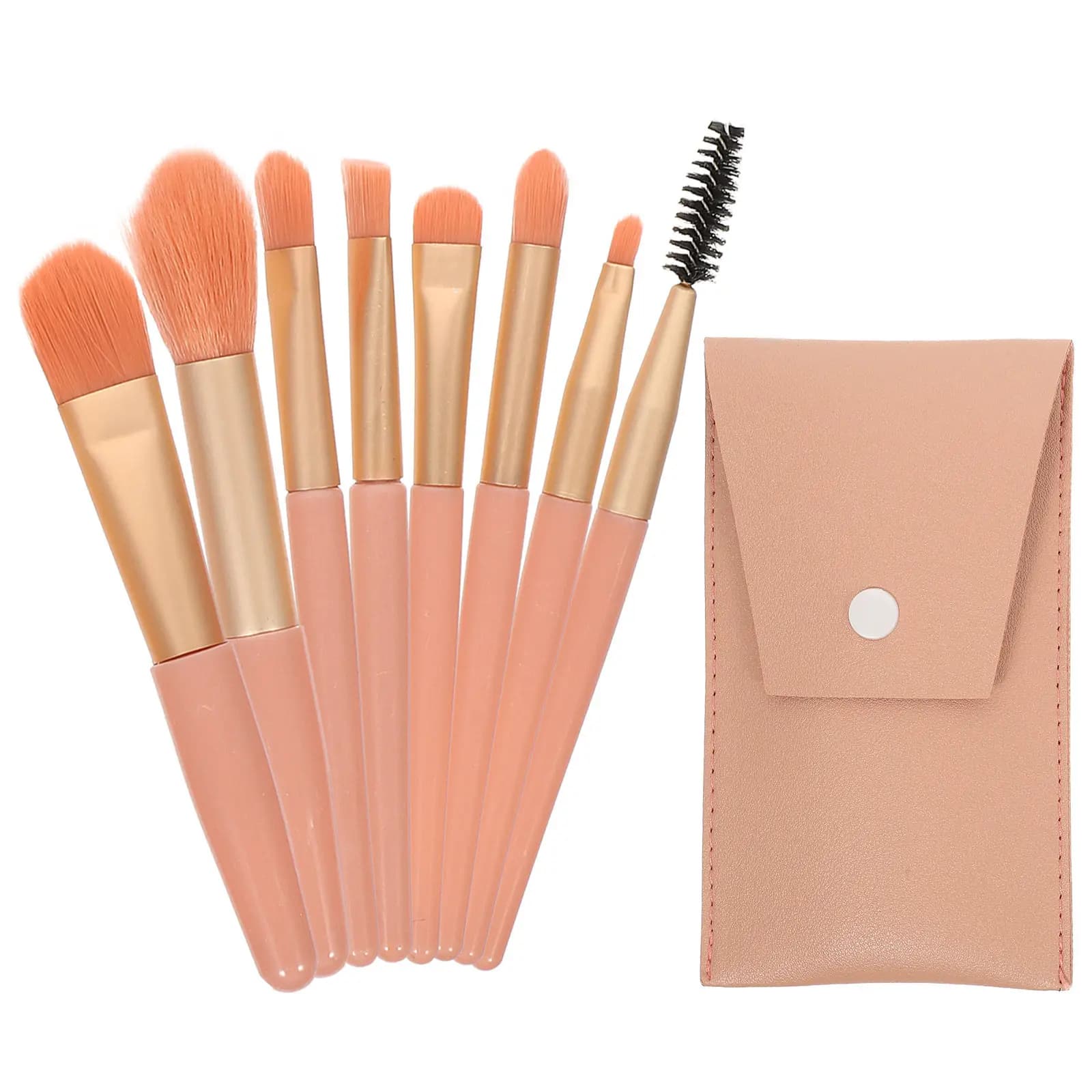 Set di 1 Mini Pennello per Trucco con Design Elegante, Strumenti Versatili per la Bellezza del Viso, per Cipria, Blush, Ombretto, Trucco Donna