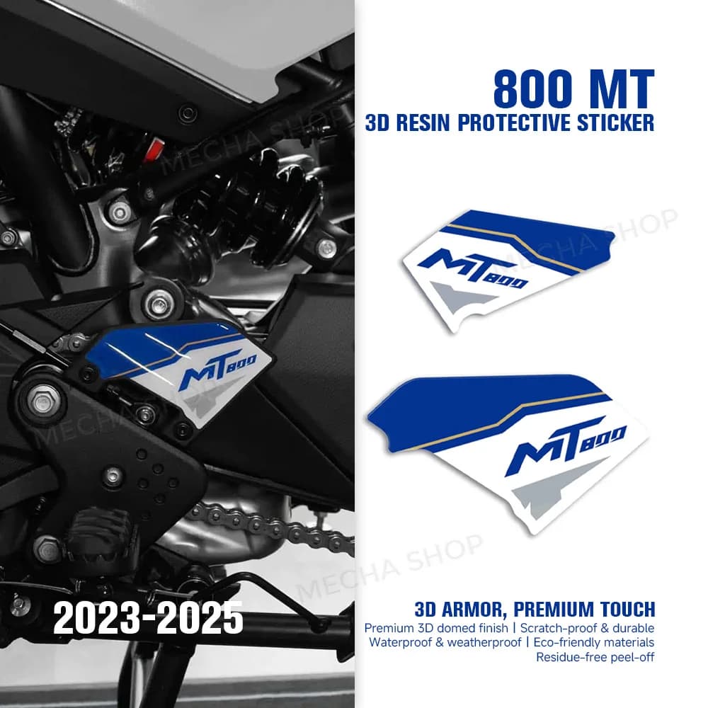 3D Epoxy Resin Sticker Protection Kit Heel Area Decal For CFMoto 800MT 800 MT 2023 2024 2025