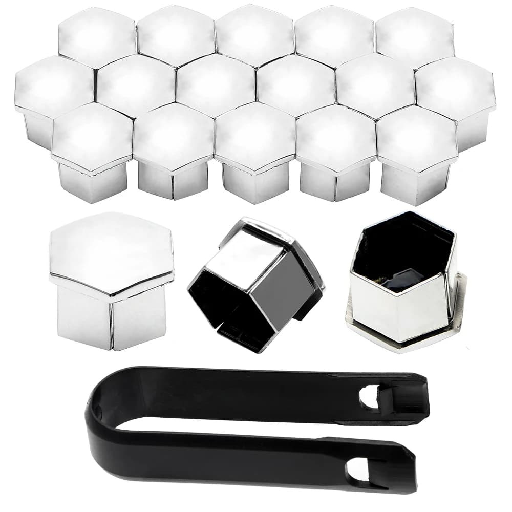15 Pieces Auto Wheel Dado Taps Hub Screws Cover Cap Decor for Peugeot 207 301 307 308 408 508 3008 Citroen