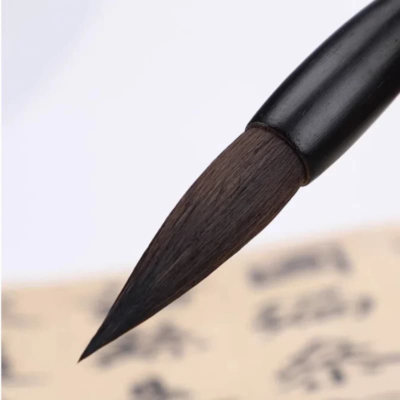 Mouse Whisker Brush Set Chinese Calligraphy Brushes Pen Chinese Painting Brush Clerical Script Cursive Script Rat Whisker Brush