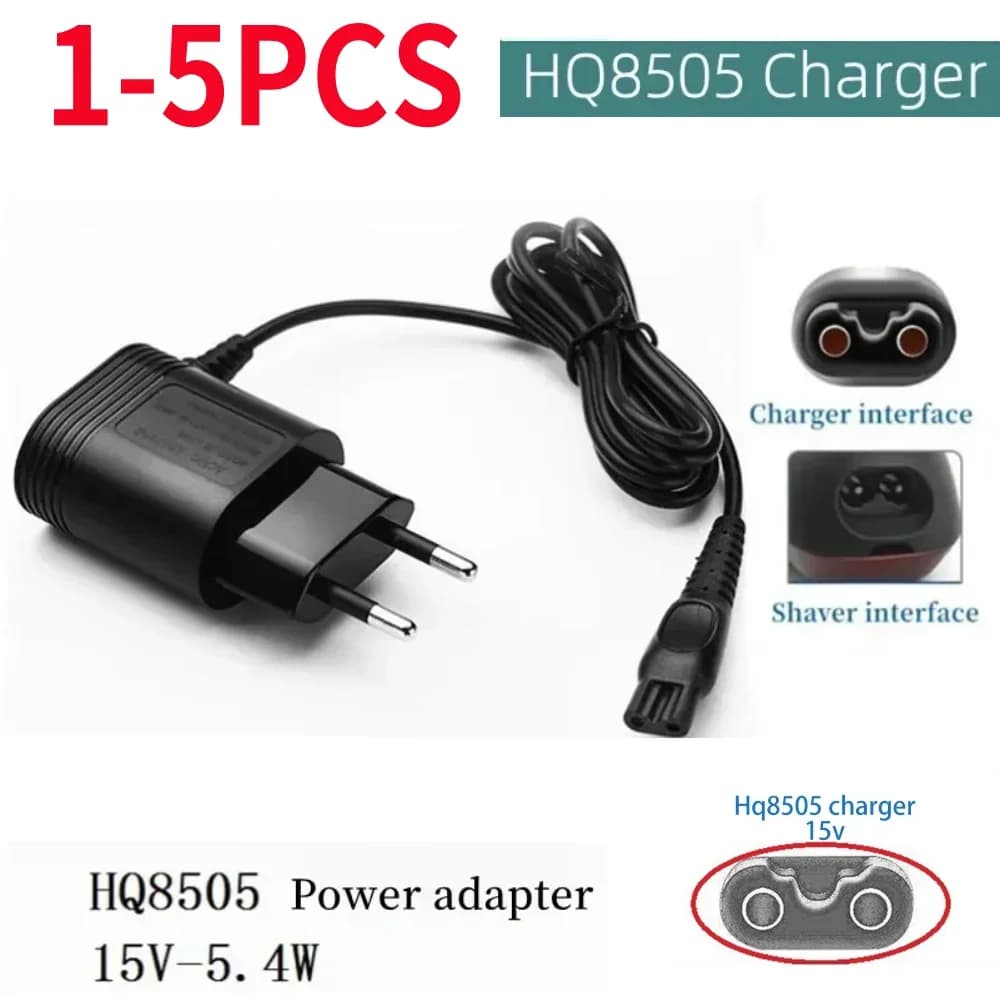 A00390 15V 5.4W spina ue adattatore di alimentazione ca caricabatterie elettrico forniture per uomo Philips rasoio HQ8505 HQ6070/6075/6095