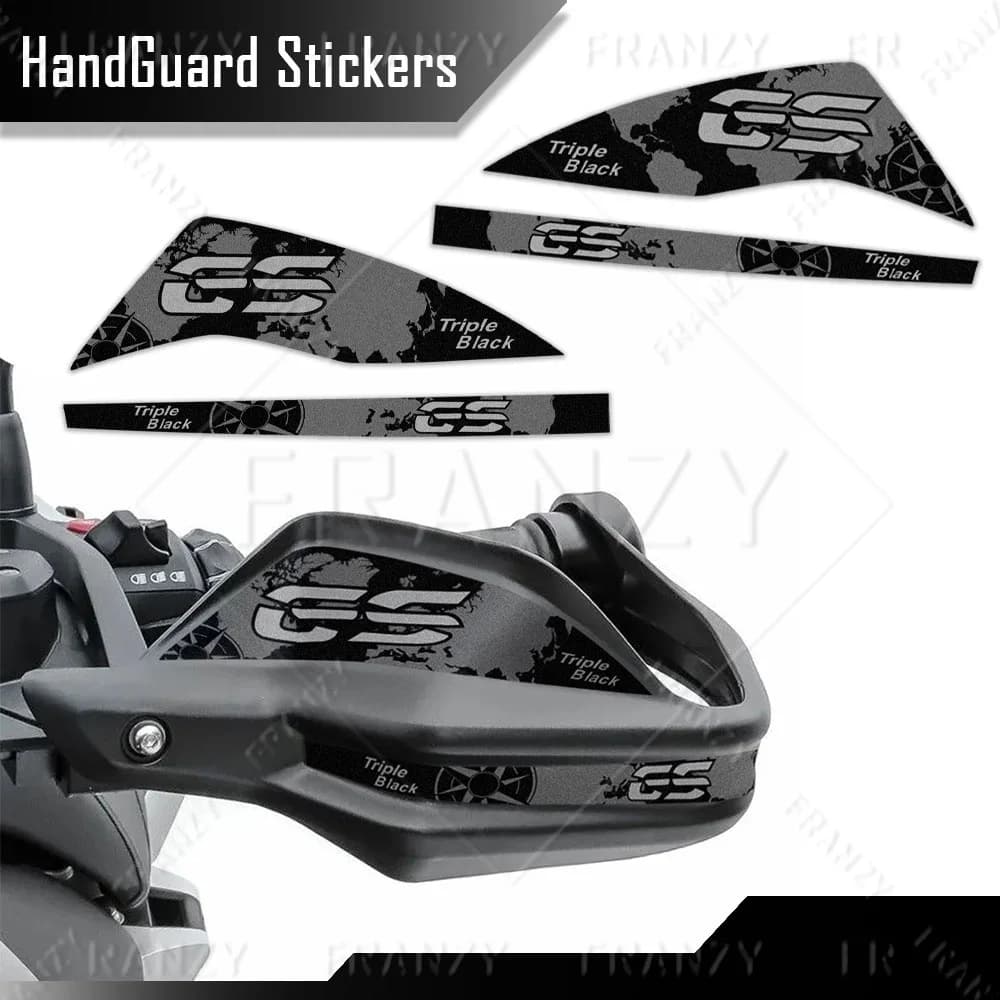 Adesivi paramani moto decalcomanie impermeabili per R1250GS ADV R 1200GS Adventure XR F850/750/650GS 40 anni Triple Black