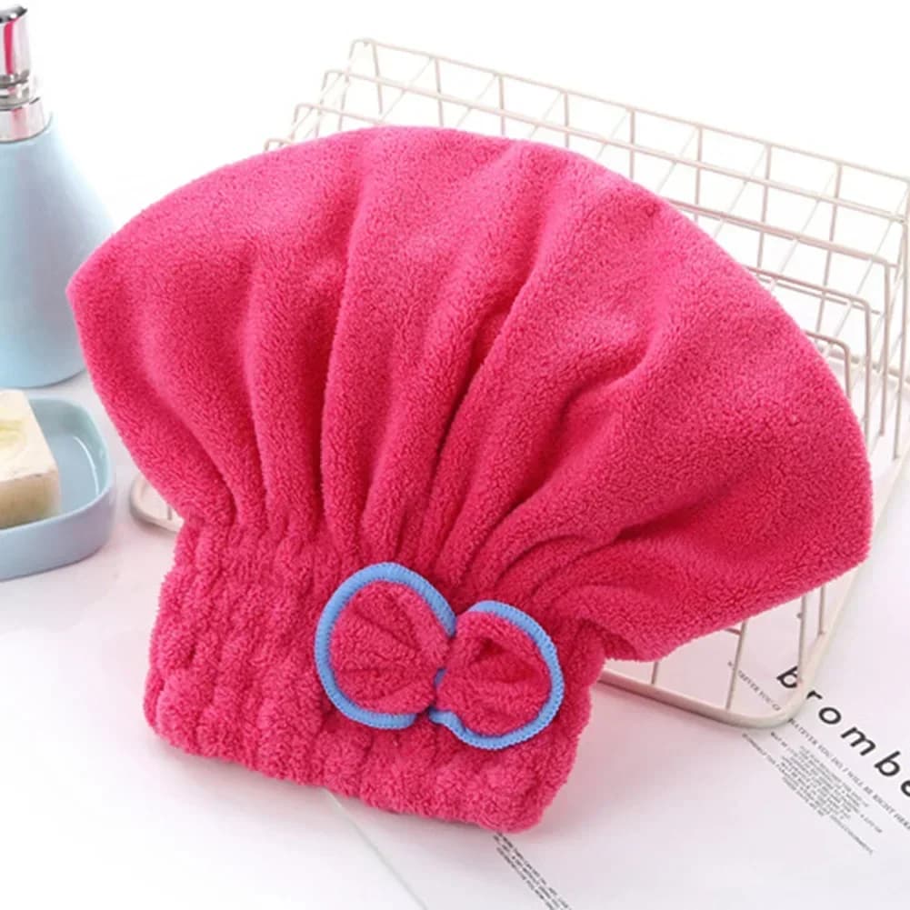 Cappello per asciugare i capelli da donna Cappello per asciugamano per capelli ad asciugatura rapida Cappello da bagno Cappello per asciugamano solido in microfibra Super assorbimento Turbante per capelli asciutti