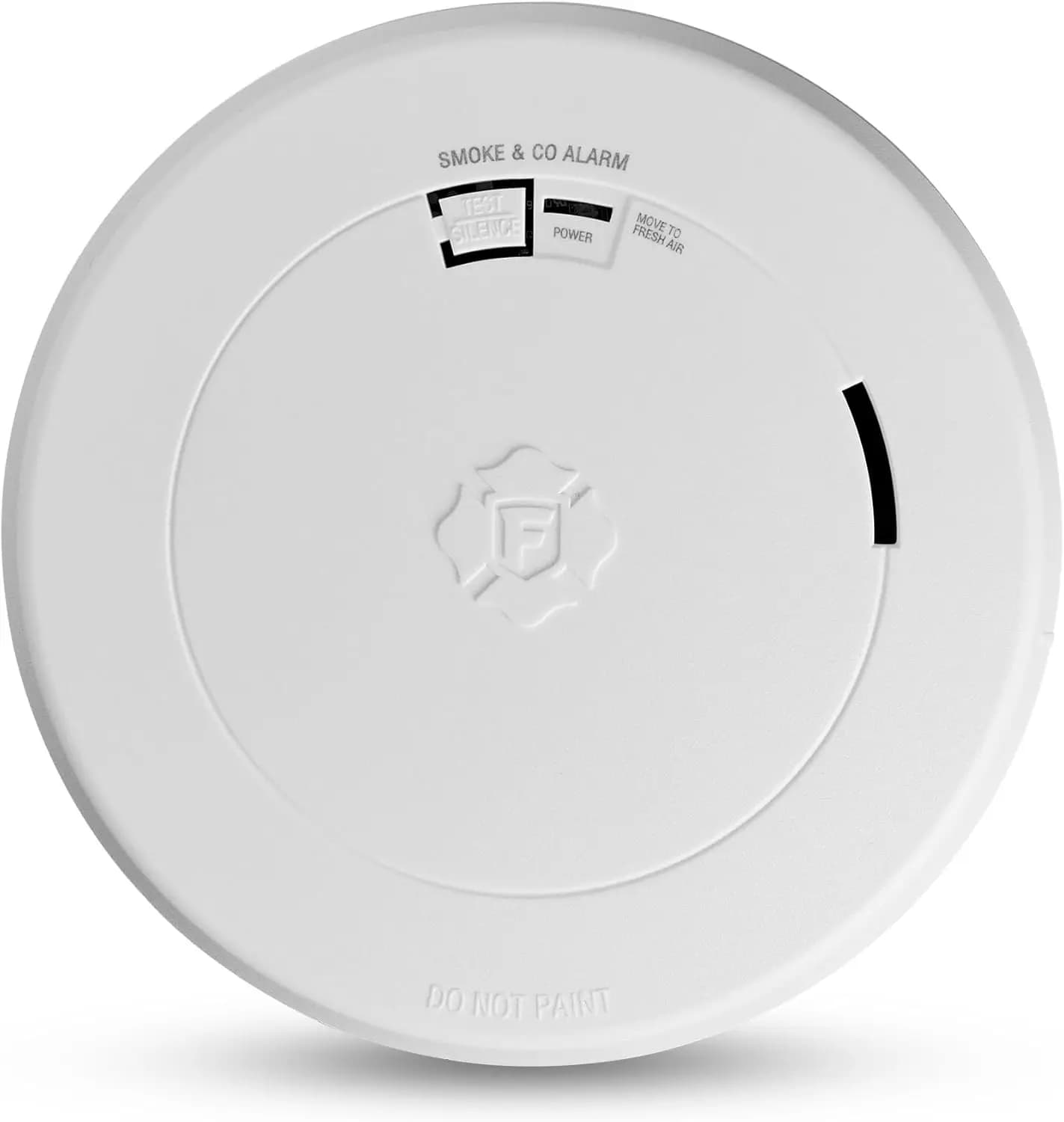 Allarme Sottile per Fumo e Monossido di Carbonio, Rilevatore a Batteria per la Sicurezza Domestica, Confezione da 1