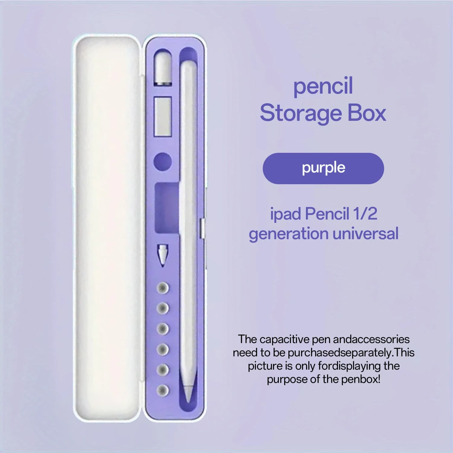 Per la scatola di immagazzinaggio della pennapencil generazione 2 generazione custodia per stilo con punta a matita tablet iPad accessori per stilo capacitivo anti-perdita p