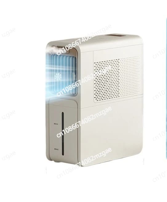 Ventilatore per nebulizzazione di ghiaccio da cucina, ventilatore elettrico umidificante, piccolo condizionatore d'aria non montato a parete