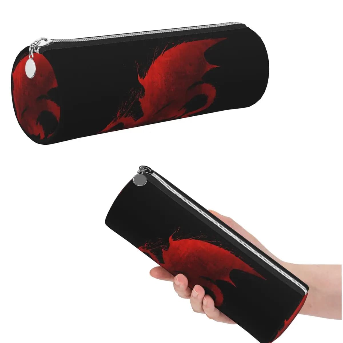 Dragon Age Origins Blood Dragon V2 Pencil Case for Studen School Cylinder Pen Box Pencil Bag Pen Holder