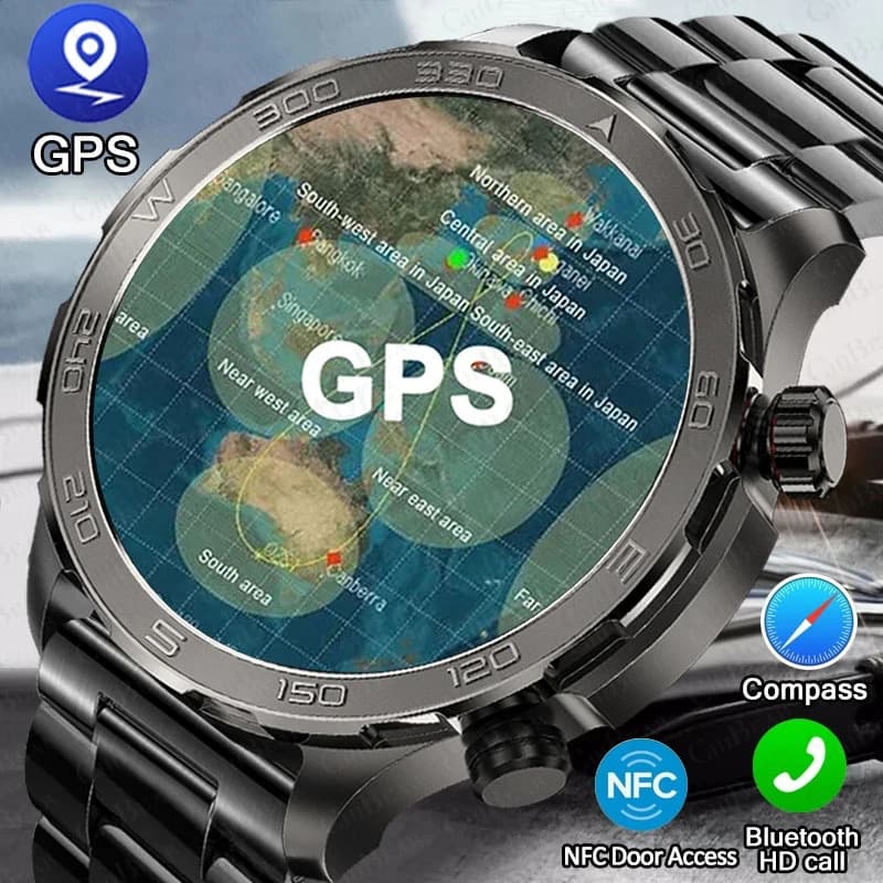 2025 Nuovo ChiBear IP68 GPS impermeabile sportivo Smart Watch da uomo AMOLED HD schermo frequenza cardiaca NFC Bluetooth chiamata orologi intelligenti donna