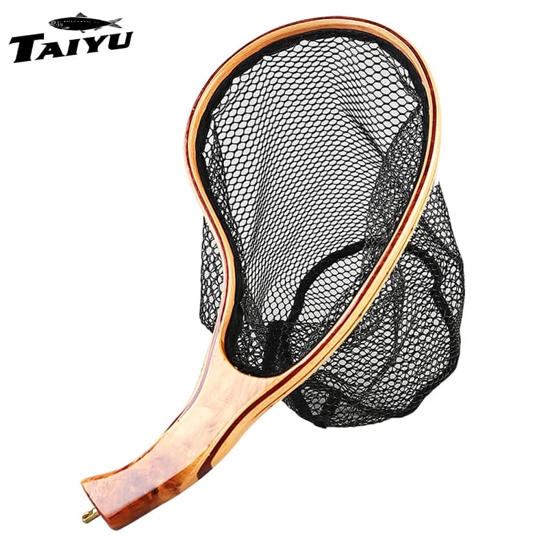 TAIYU 35cm callback fishing net fishing rod fly fishing micro flow of Polish small net fishing call for fly fishing net